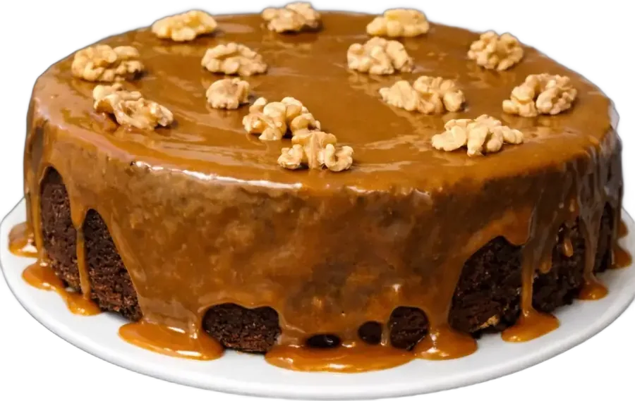 Bolo de Maçã e Noz